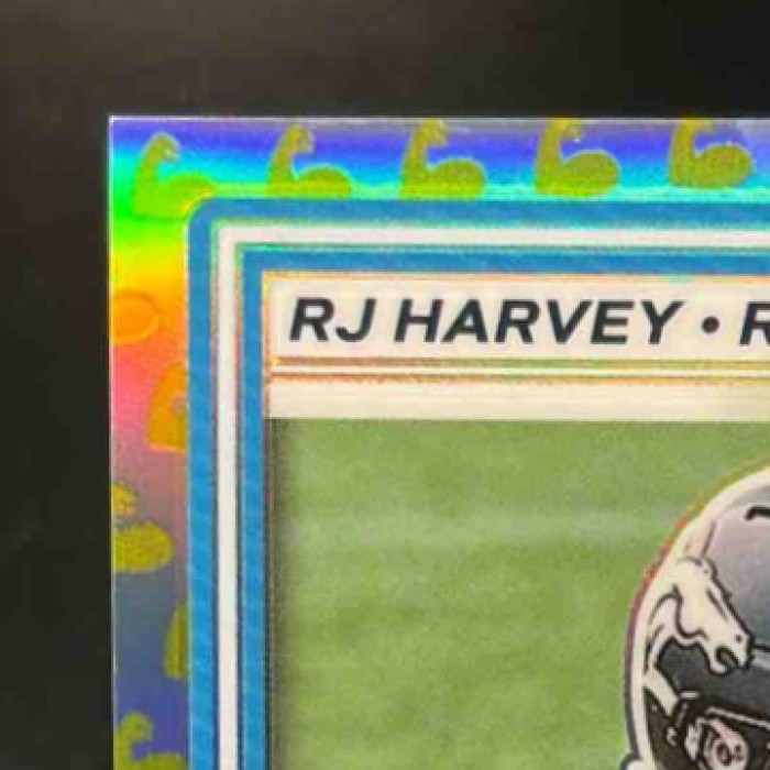 2025 Panini Donruss Optic RJ Harvey Flex Prizm RC /199 #208 Denver Broncos - Sports Cards