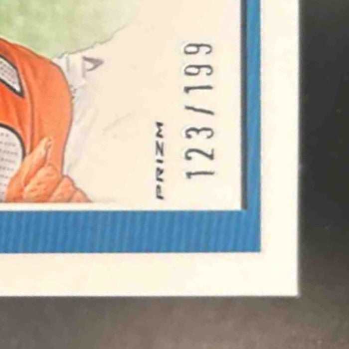 2025 Panini Donruss Optic RJ Harvey Flex Prizm RC /199 #208 Denver Broncos - Sports Cards