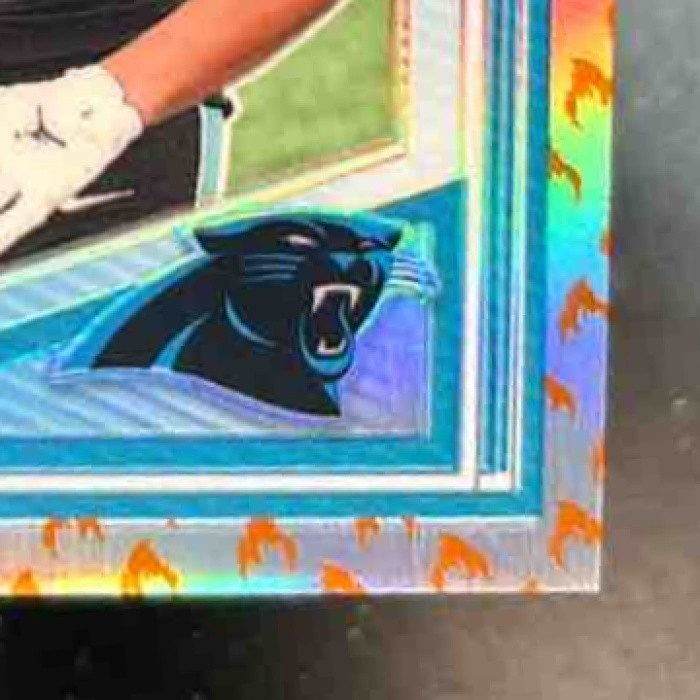 2025 Panini Donruss Optic Tetairoa McMillan Fire Prizm #209 Carolina Panthers - Sports Cards