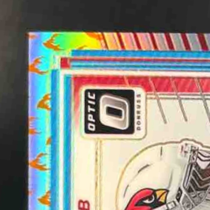 2025 Panini Donruss Optic Will Johnson Fire Emoji RC #247 Arizona Cardinals - Sports Cards