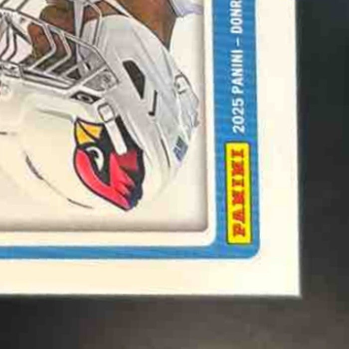 2025 Panini Donruss Optic Will Johnson Fire Emoji RC #247 Arizona Cardinals - Sports Cards