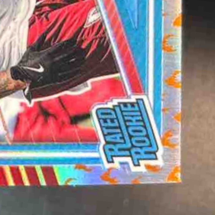 2025 Panini Donruss Optic Will Johnson Fire Emoji RC #247 Arizona Cardinals - Sports Cards
