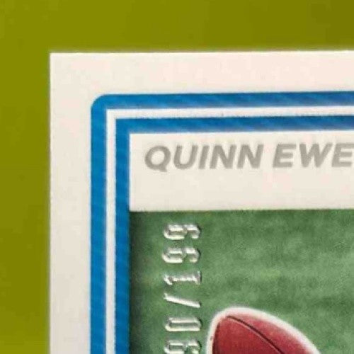 2025 Panini Donruss Quinn Ewers Rated Rookie Auto /199 #342 RC - Sports Cards