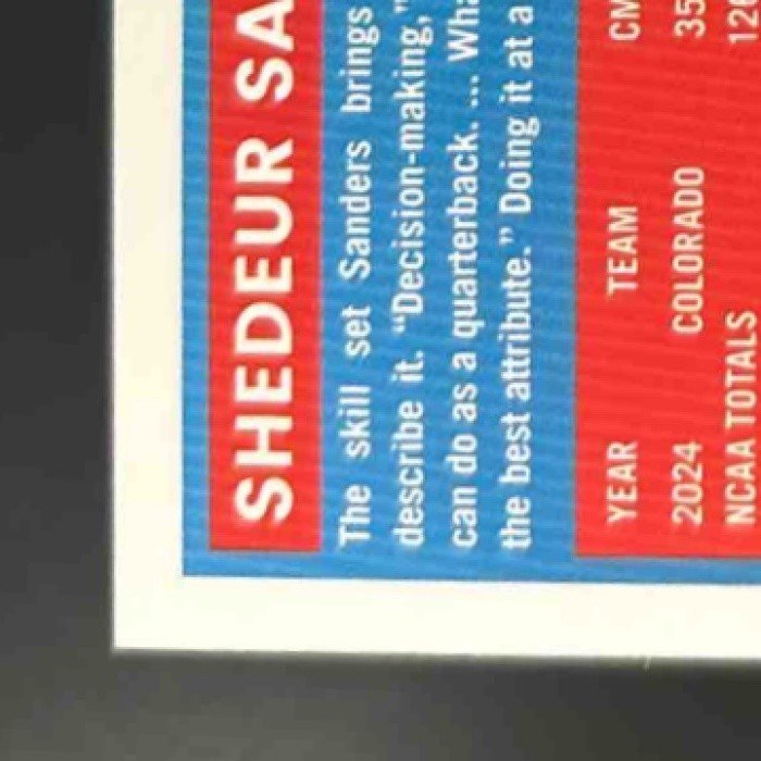 2025 Panini Donruss Shedeur Sanders Press Proof Blue #306 RC Cleveland Browns - Sports Cards
