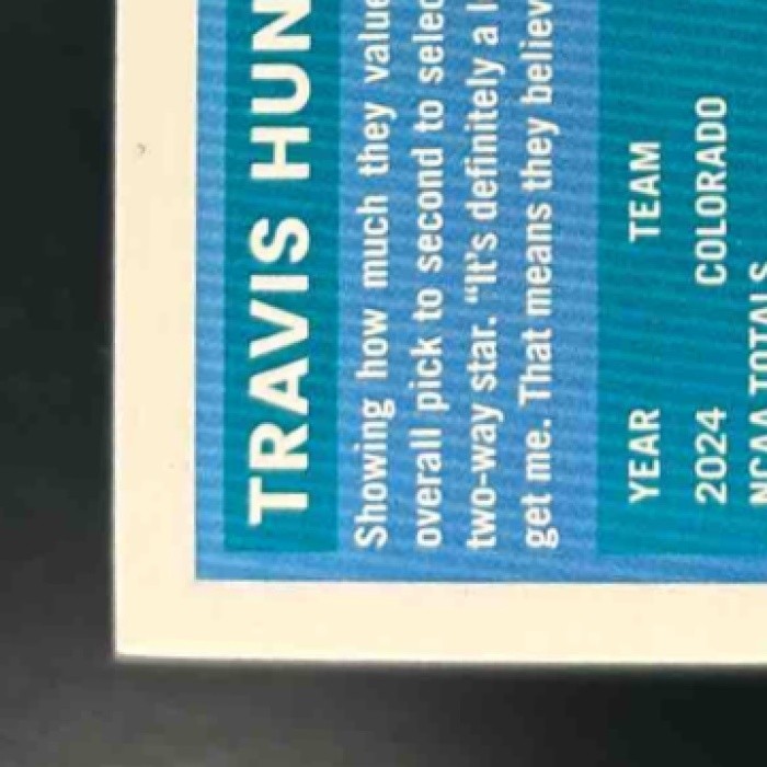 2025 Panini Donruss Travis Hunter Press Proof Green #301 RC Jacksonville Jaguars - Sports Cards