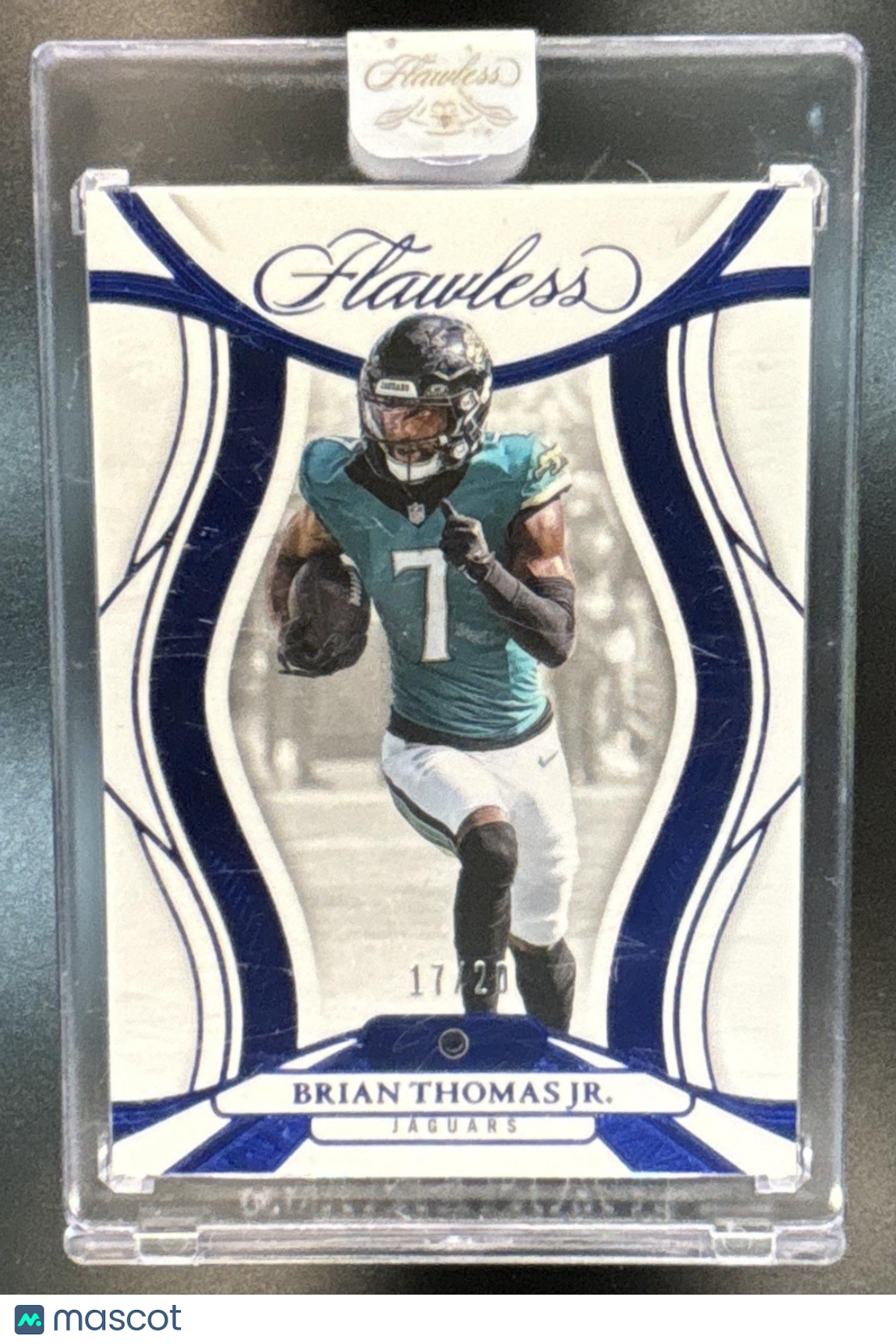 2025 Panini Flawless Brian Thomas Jr. Sapphire /20 #27 Jacksonville Jaguars - Sports Cards