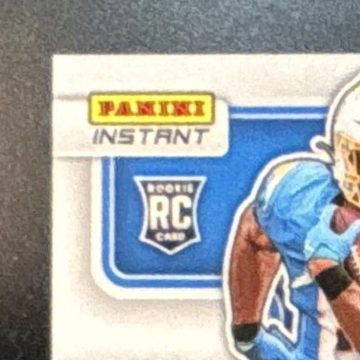 2025 Panini Instant Ink #18 Omarion Hampton RC 8/25 Rookie Auto Charger - Sports Cards