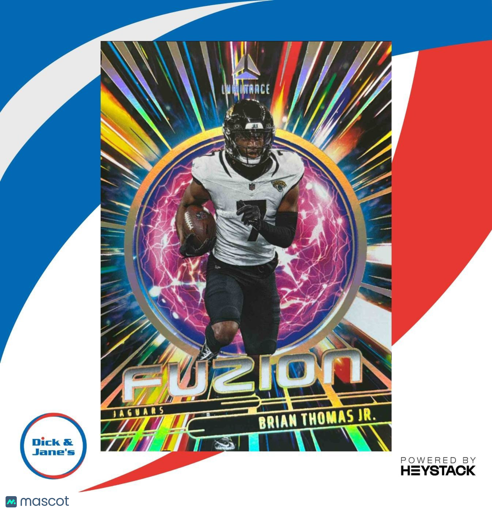 2025 Panini Luminance Brian Thomas Jr. Fuzion #8 Jacksonville Jaguars - Sports Cards