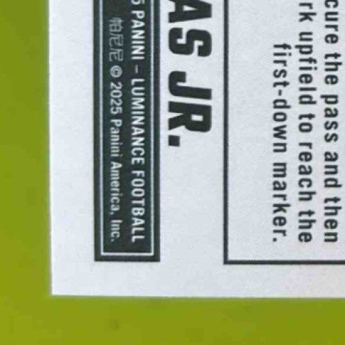 2025 Panini Luminance Brian Thomas Jr. Fuzion #8 Jacksonville Jaguars - Sports Cards