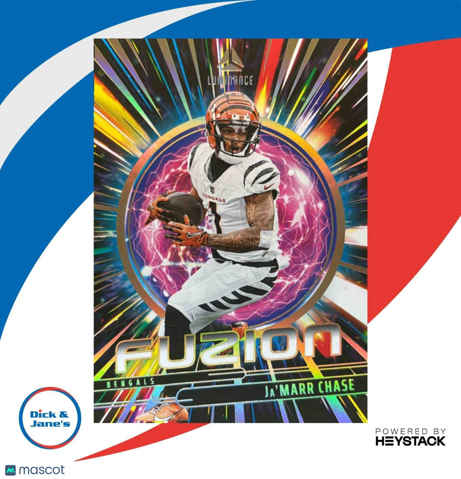 2025 Panini Luminance Ja’Marr Chase Fuzion #12 Cincinnati Bengals - Sports Cards