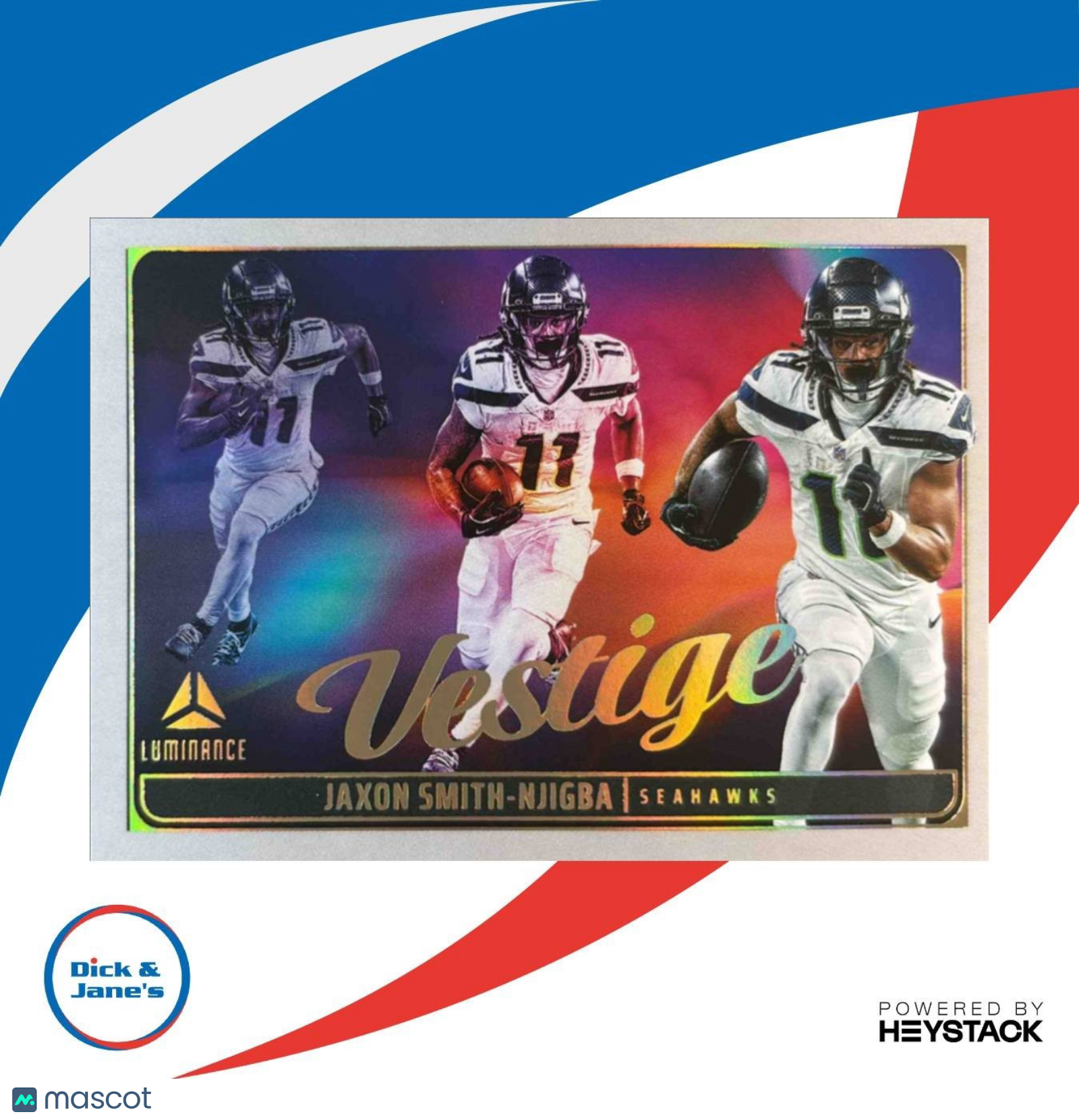 2025 Panini Luminance Jaxon Smith-Njigba Vestige #20 Seattle Seahawks - Sports Cards