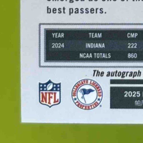 2025 Panini Luminance Kurtis Rourke Base /700 #107 RC Auto San Francisco 49ers - Sports Cards