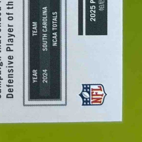 2025 Panini Luminance Kyle Kennard Green /100 #159 RC Los Angeles Chargers - Sports Cards