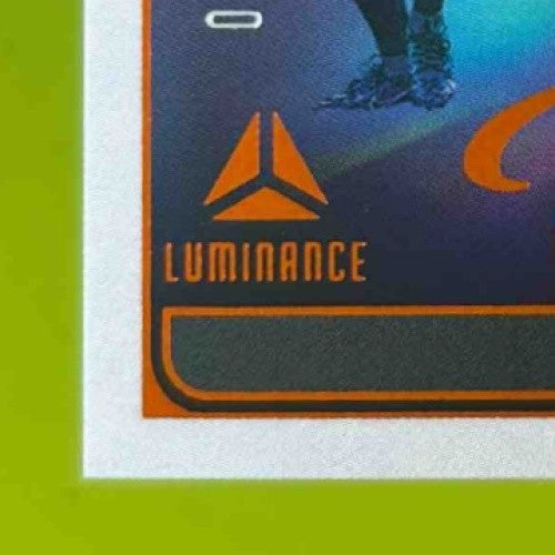 2025 Panini Luminance Lamar Jackson Vestige Orange /100 #4 Baltimore Ravens - Sports Cards