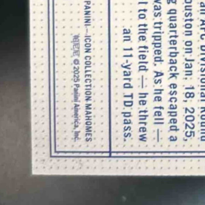 2025 Panini Mahomes Patrick II Touchdown Architect #TA-12 Kansas City Chiefs - Sports Cards