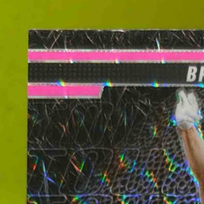 2025 Panini Mosaic Brock Bowers Touchdown Masters Pink Fluorescent #2 Raiders - Sports Cards
