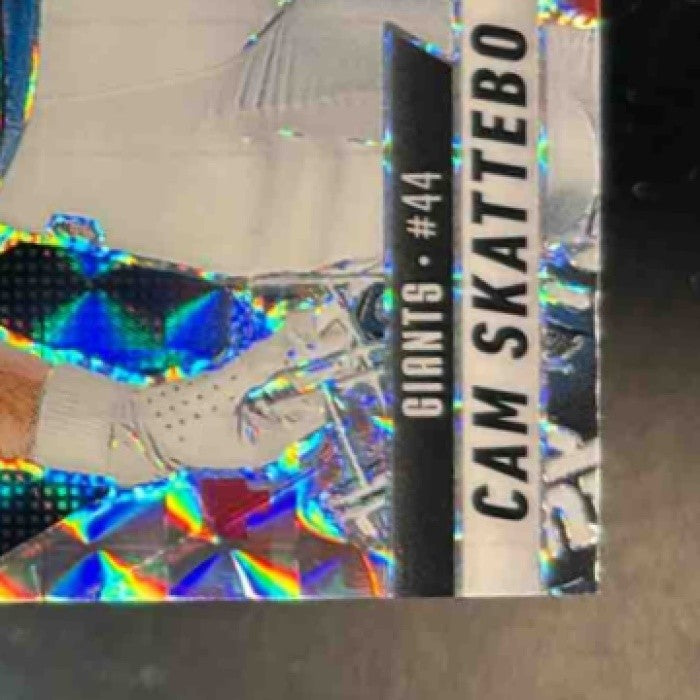 2025 Panini Mosaic Cam Skattebo Rookie Variation Camo Red #271 RC New York Giant - Sports Cards