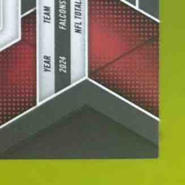 2025 Panini Mosaic Drake London Red & Yellow Prizm 78/89 #250 Atlanta Falcons - Sports Cards