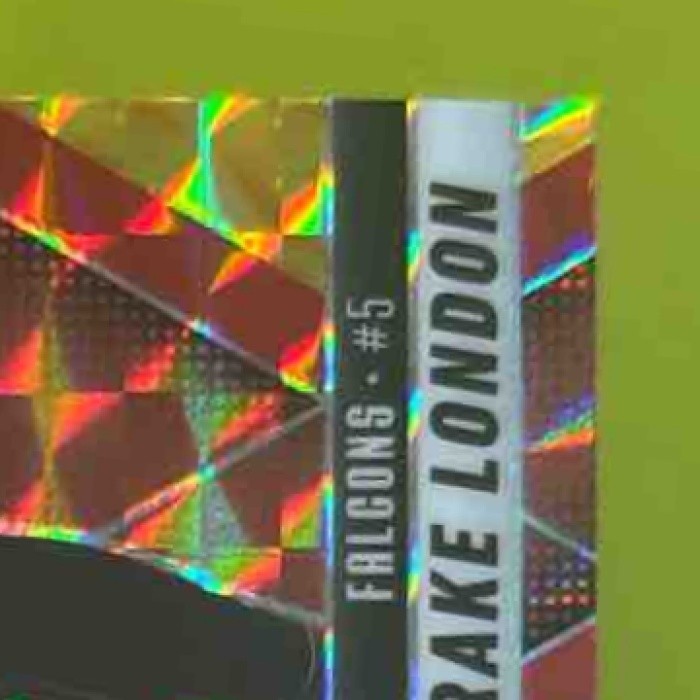2025 Panini Mosaic Drake London Red & Yellow Prizm 78/89 #250 Atlanta Falcons - Sports Cards