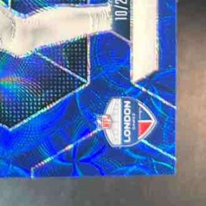 2025 Panini Mosaic Drake Maye International Games Blue Scope Prizm #258 Patriots - Sports Cards