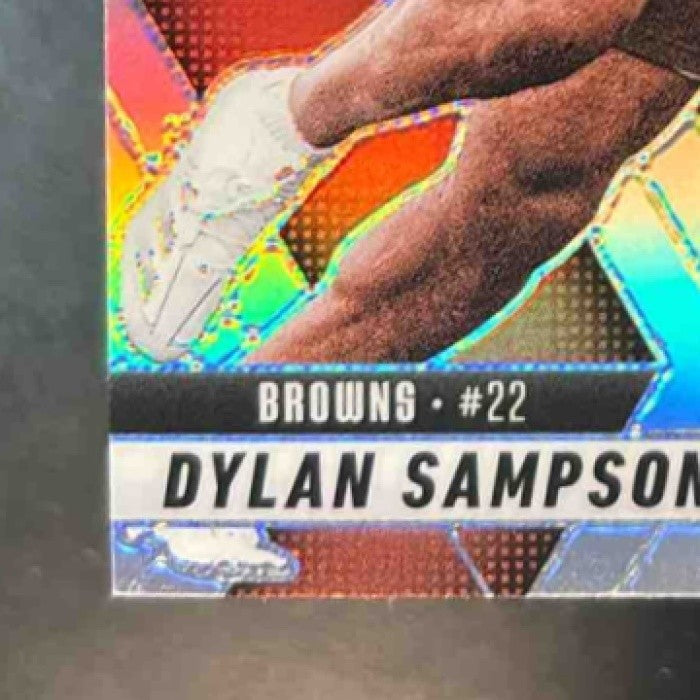 2025 Panini Mosaic Dylan Sampson Rookies Silver Prizm #355 RC Cleveland Browns - Sports Cards