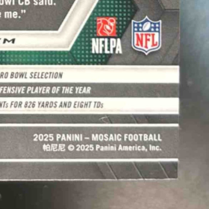 2025 Panini Mosaic Eric Allen Hall of Fame Genesis #295 Philadelphia Eagles - Sports Cards