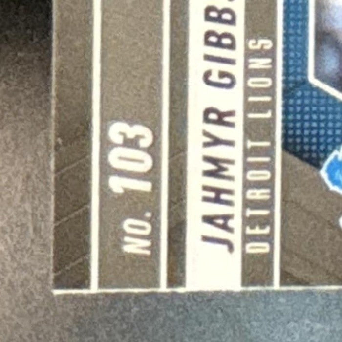 2025 Panini Mosaic Jahmyr Gibbs Genesis Prizm #103 Detroit Lions - Sports Cards