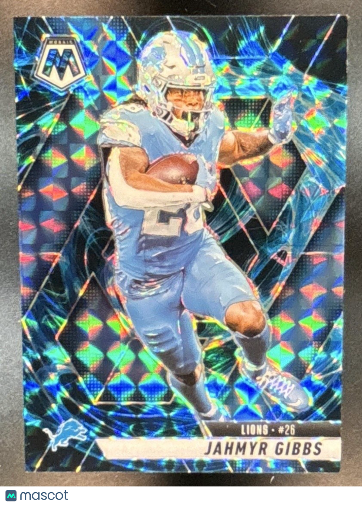 2025 Panini Mosaic Jahmyr Gibbs Genesis Prizm #103