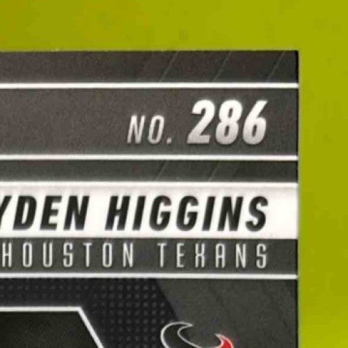 2025 Panini Mosaic Jayden Higgins Rookie Silver Variation #286 RC Houston Texans - Sports Cards