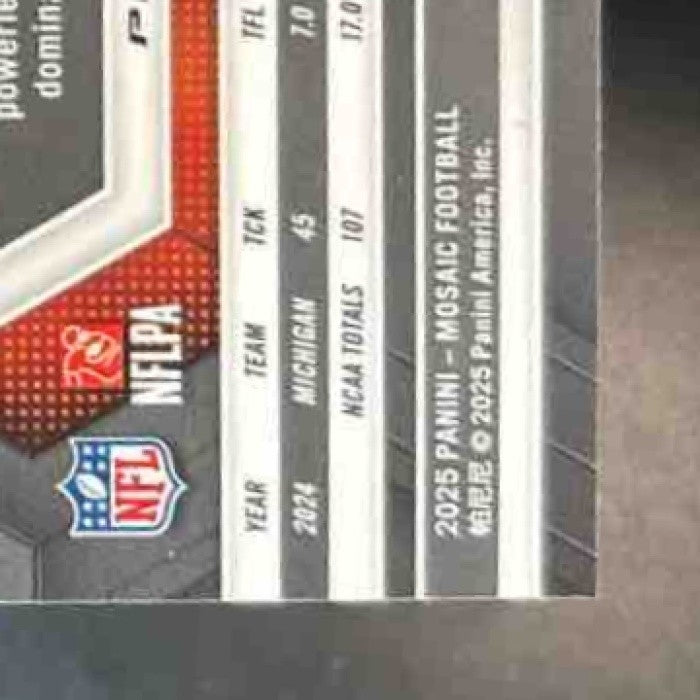 2025 Panini Mosaic Mason Graham Rookies Camo Pink Prizm #311 RC Cleveland Browns - Sports Cards