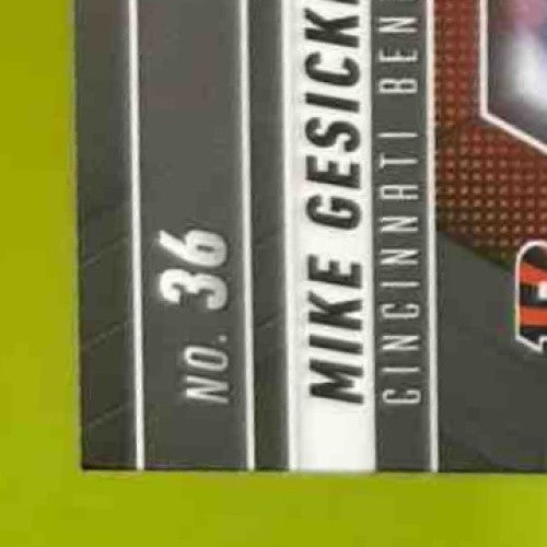 2025 Panini Mosaic Mike Gesicki Genesis Prizm #36 Cincinnati Bengals - Sports Cards