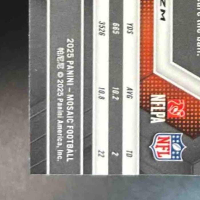 2025 Panini Mosaic Mike Gesicki Honeycomb Prizm #36 Cincinnati Bengals - Sports Cards