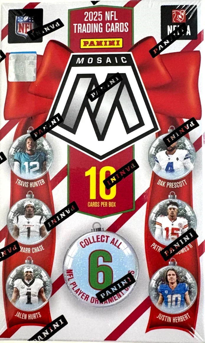2025 Panini Mosaic NFL Football Ornament Box - NFL Hobby Box