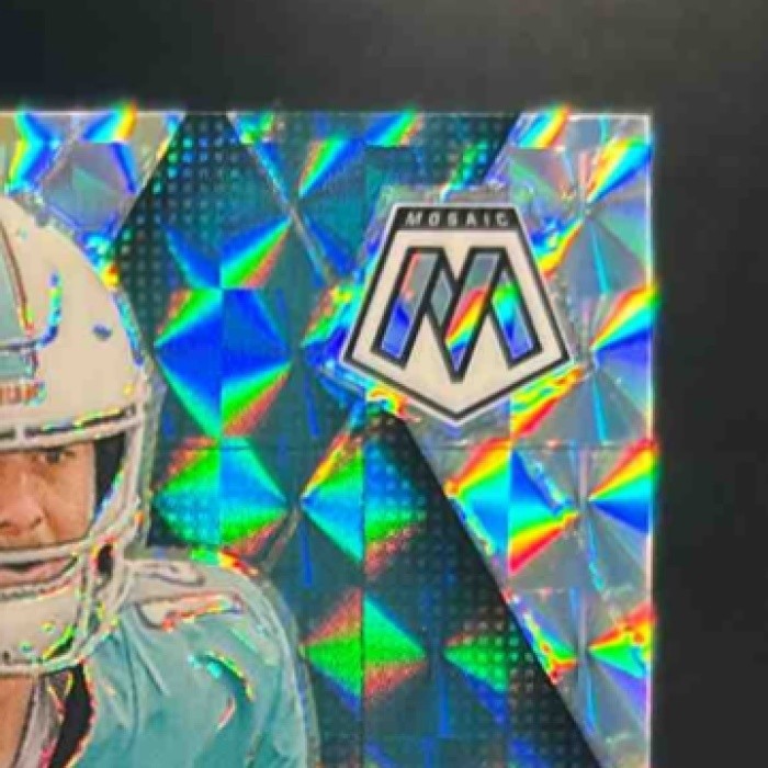 2025 Panini Mosaic Quinn Ewers Rookie Auto #308 RC Miami Dolphins - Sports Cards