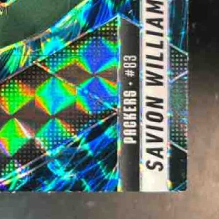 2025 Panini Mosaic Savion Williams Rookies Mosaic Prizm #303 RC Green Bay Packer - Sports Cards