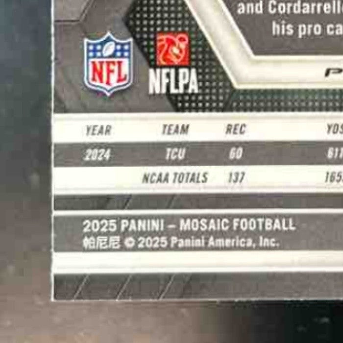 2025 Panini Mosaic Savion Williams Rookies Mosaic Prizm #303 RC Green Bay Packer - Sports Cards