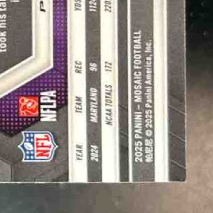 2025 Panini Mosaic Tai Felton Rookies Genesis Prizm #329 RC Minnesota Vikings - Sports Cards