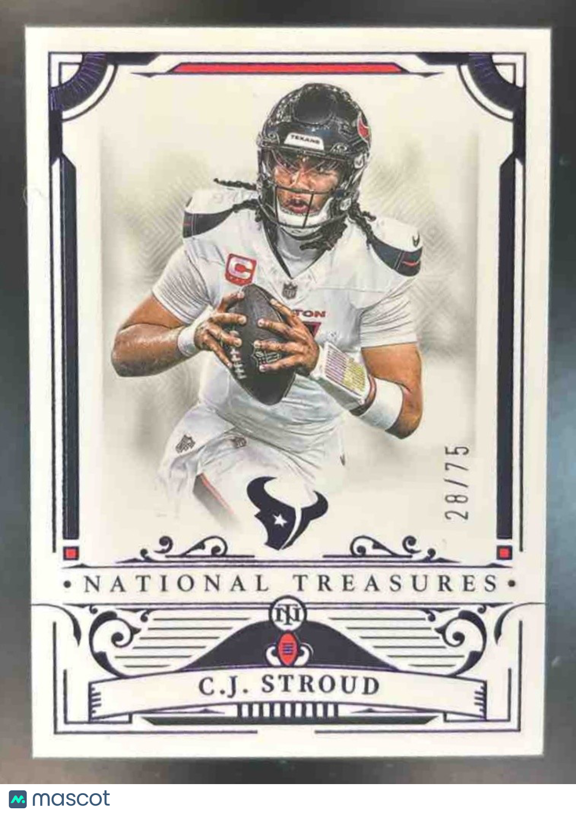 2025 Panini National Treasures C.J. Stroud Purple /75 #40 Houston Texans - Sports Cards