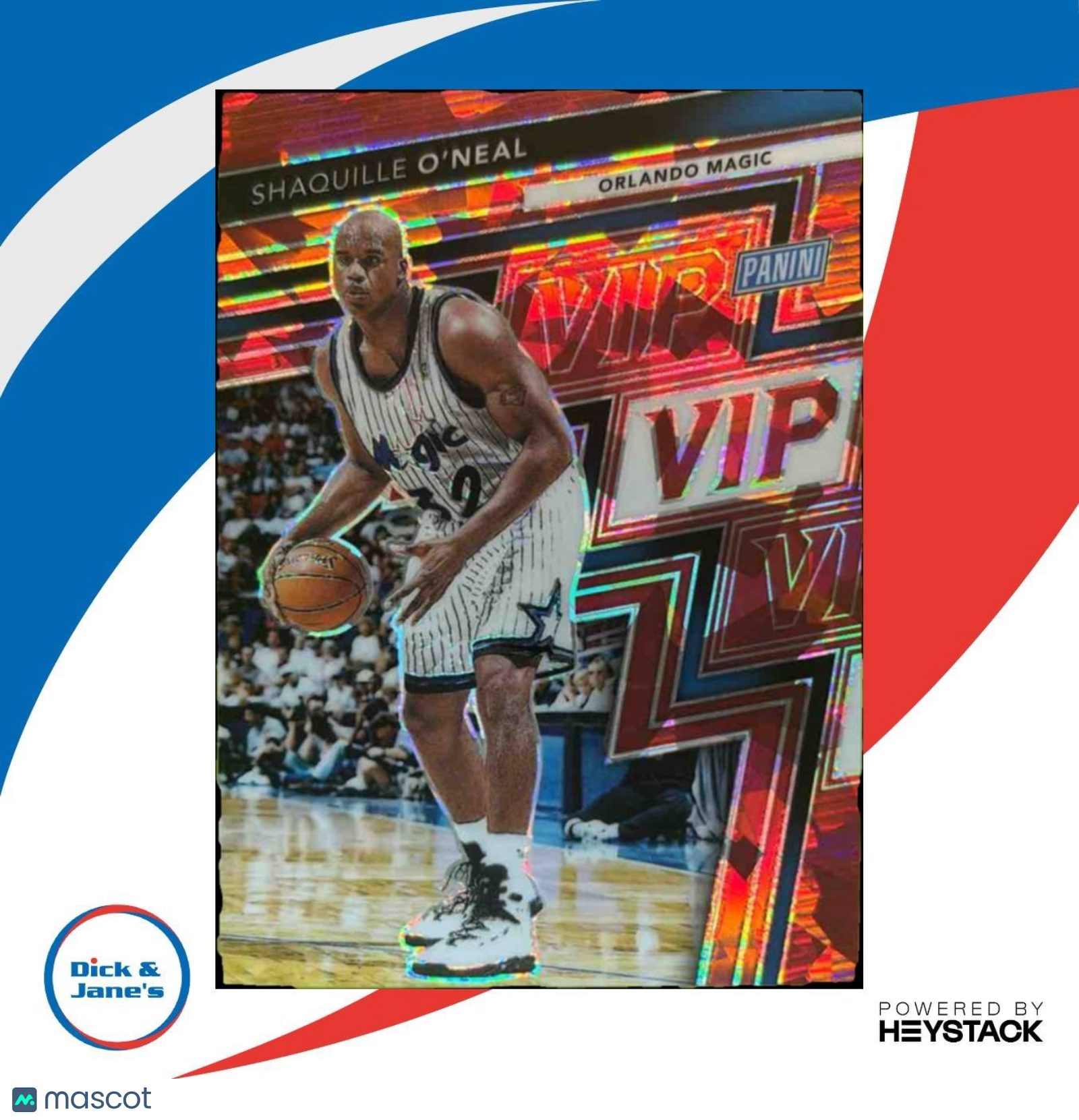 2025 Panini NSCC VIP Gold Packs Shaquille O’Neal Red Sparkle 88/99 #14 - Sports Cards