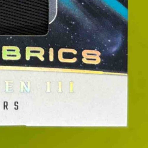 2025 Panini Origins Luther Burden III Future Fabrics Turquoise 79/99 #FF3 Bears - Sports Cards