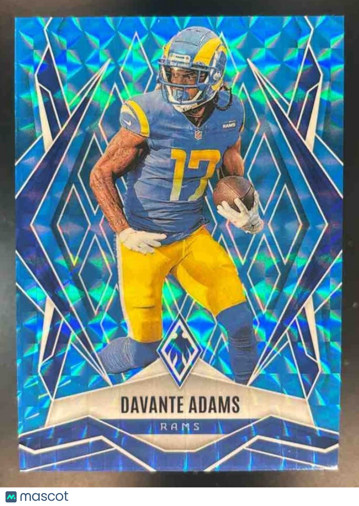 2025 Panini Phoenix Davante Adams Light Blue Pyramids /385 #26 Los Angeles Rams - Sports Cards