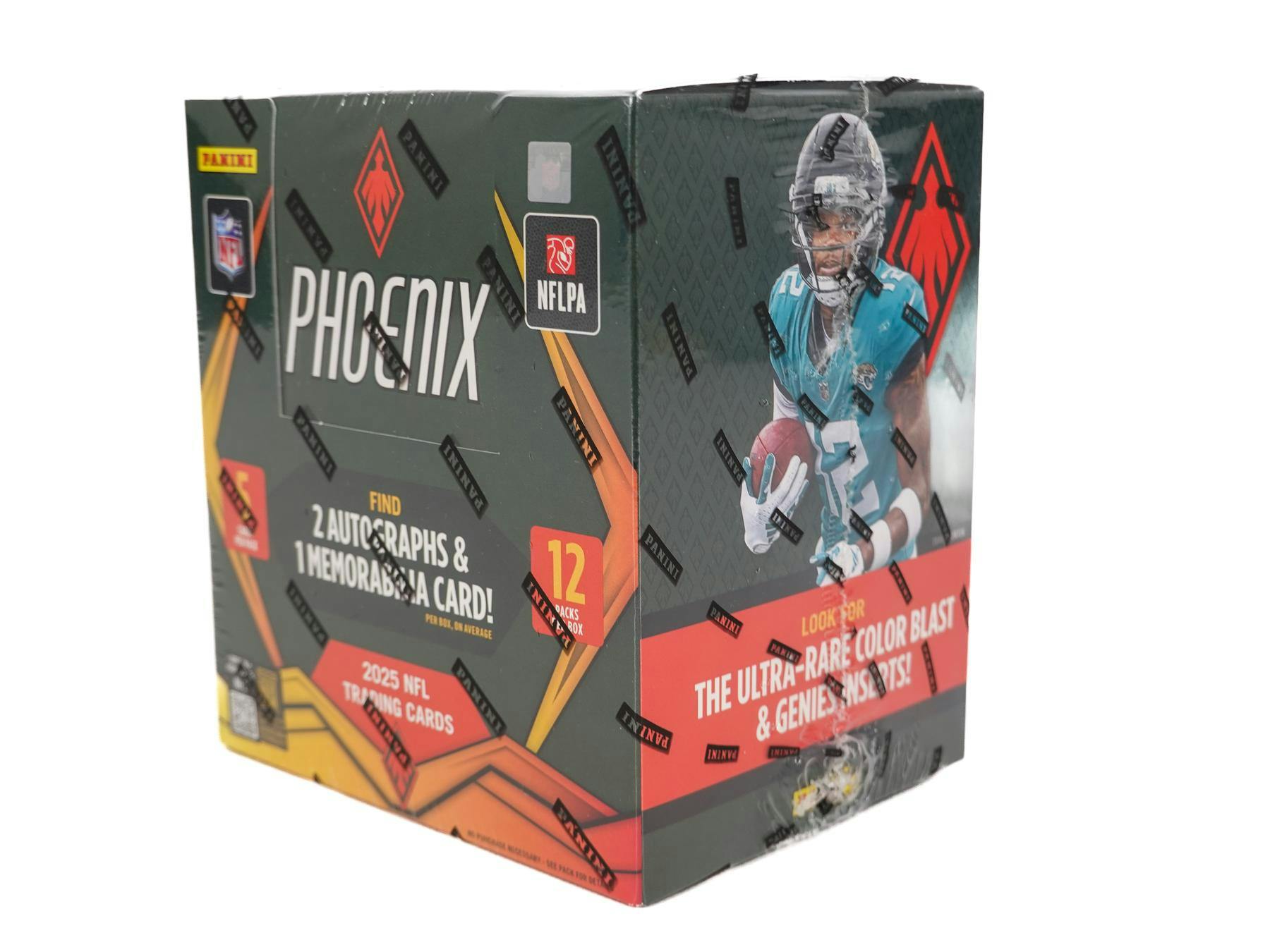 2025 Panini Phoenix Football Hobby Box (2 Autos and 1 Mem) - NFL Hobby Box