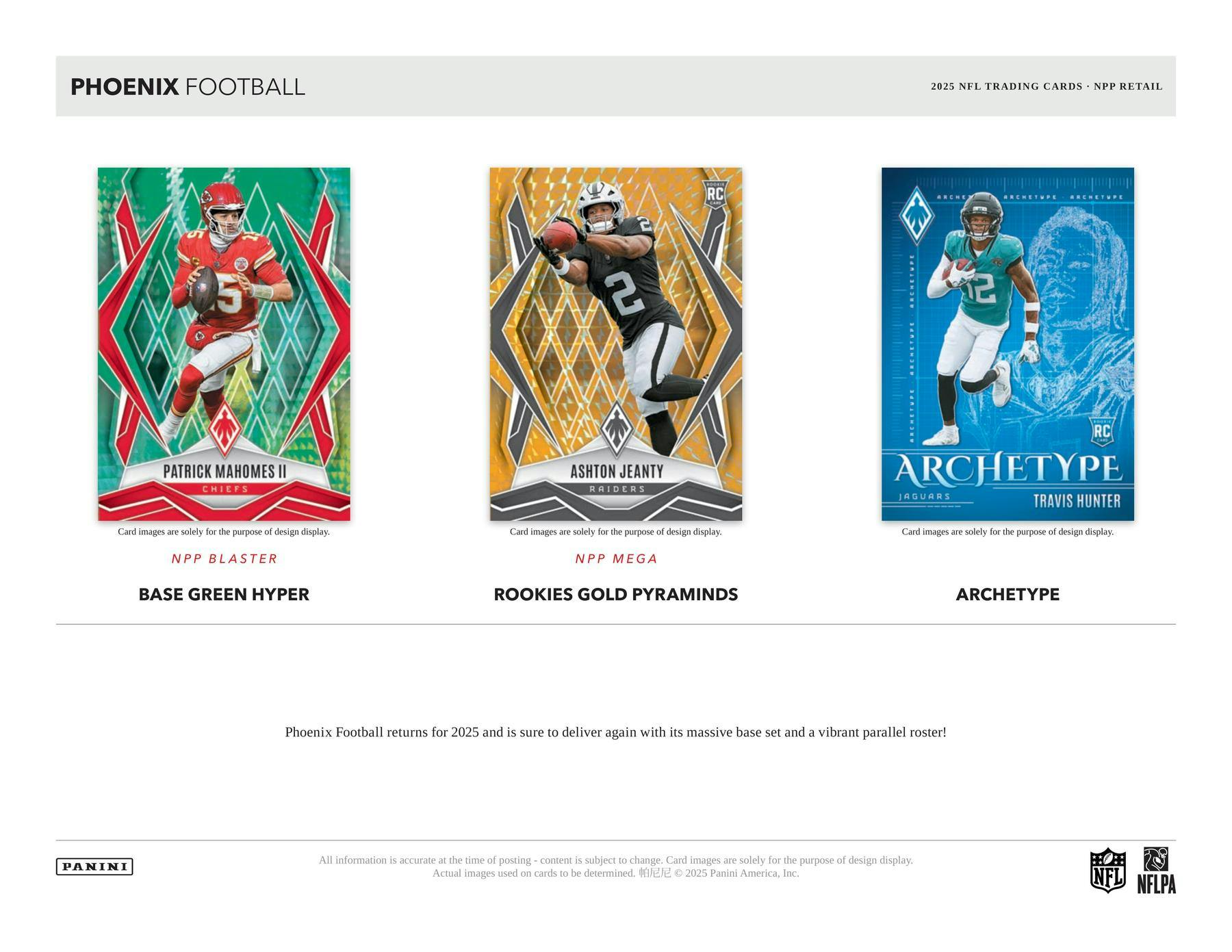 2025 Panini Phoenix Football 6-Pack Blaster Box (Hyper Parallels) - NFL Blaster