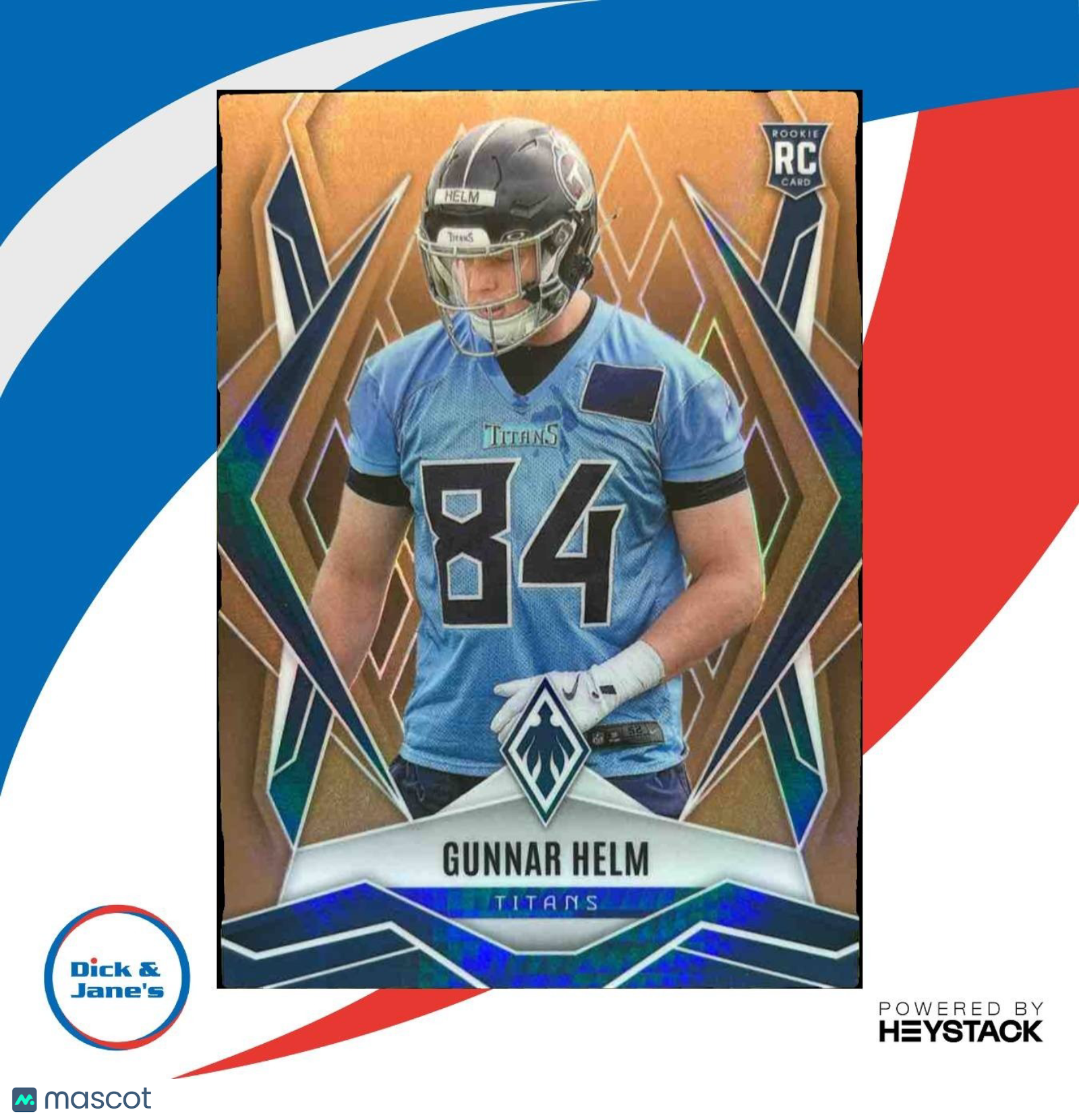 2025 Panini Phoenix Gunnar Helm Bronze Winter 25/50 #246 RC Tennessee Titans - Sports Cards