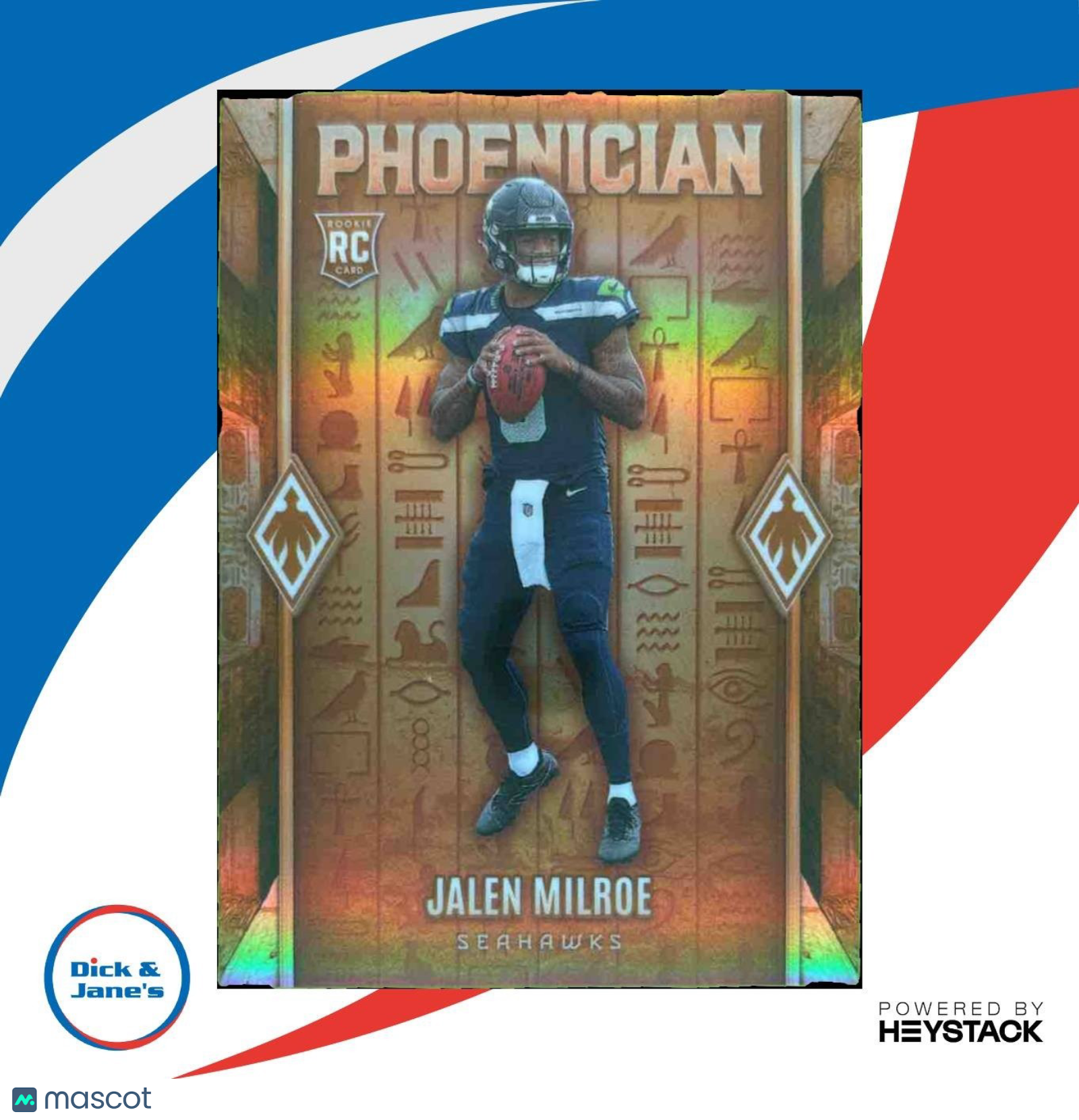 2025 Panini Phoenix Jalen Milroe Phoenician #9 RC SSP
