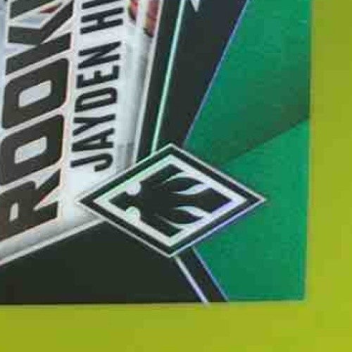 2025 Panini Phoenix Jayden Higgins Rookie Phenoms Jersey Auto Green /25 Texans - Sports Cards