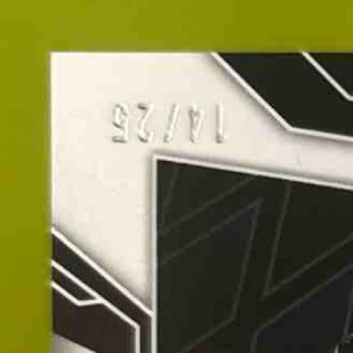 2025 Panini Phoenix Jayden Higgins Rookie Phenoms Jersey Auto Green /25 Texans - Sports Cards