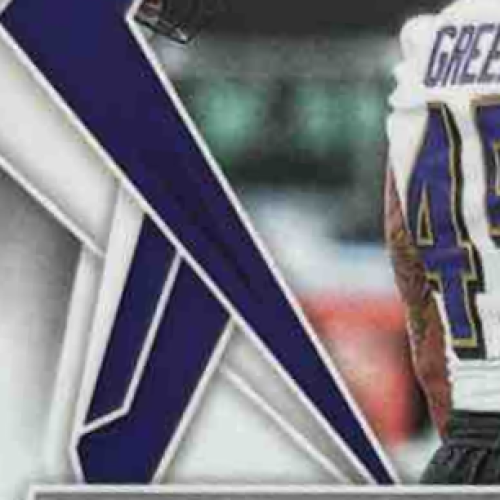 2025 Panini Phoenix Mike Green Purple Hyper 224/249 #216 RC Baltimore Ravens - Sports Cards
