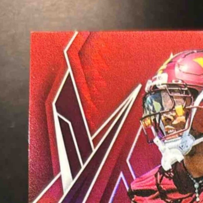2025 Panini Phoenix Trey Amos Red Hyper /399 #213 RC Washington Commanders - Sports Cards
