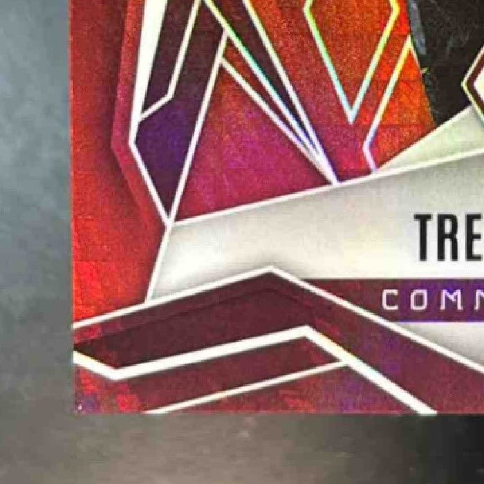 2025 Panini Phoenix Trey Amos Red Hyper /399 #213 RC Washington Commanders - Sports Cards